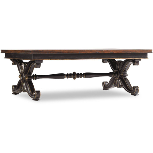 Hooker Furniture 5029-50001 56 Inch Long Poplar Wood Coffee Table from the Grandover Collection