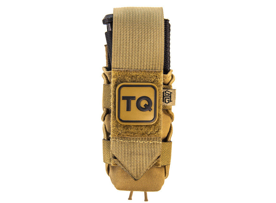 High Speed Gear Triple Pistol Taco Molle Pouch - Coyote Brown, Holds 3 Pistol Mags Or Tools