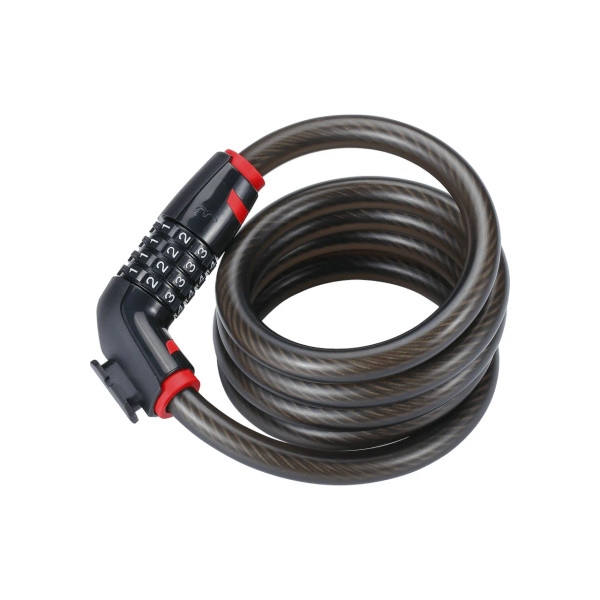 CodeLock 15mm X 1800mm Coil Cable Combination Lock