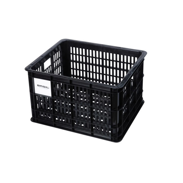 Bicycle Crate Medium 29.5L Black