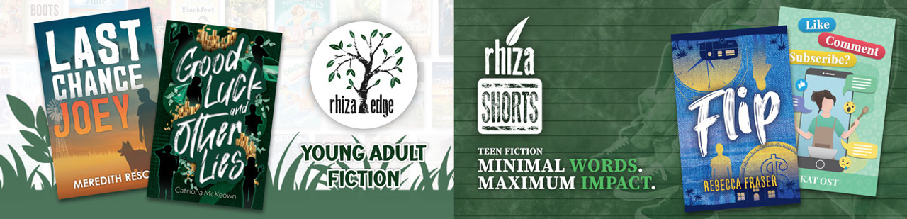 Rhiza Edge | Young Adult & Rhiza Shorts | Teen Fiction. Minimal Words. Maximum Impact.