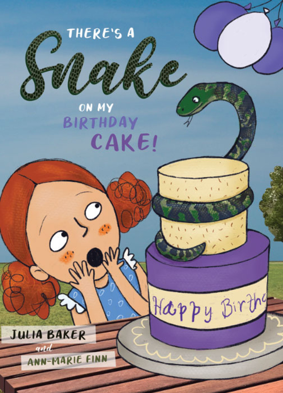 A Birthday Cake That Looks Just Like an Amelanistic Burmese Python