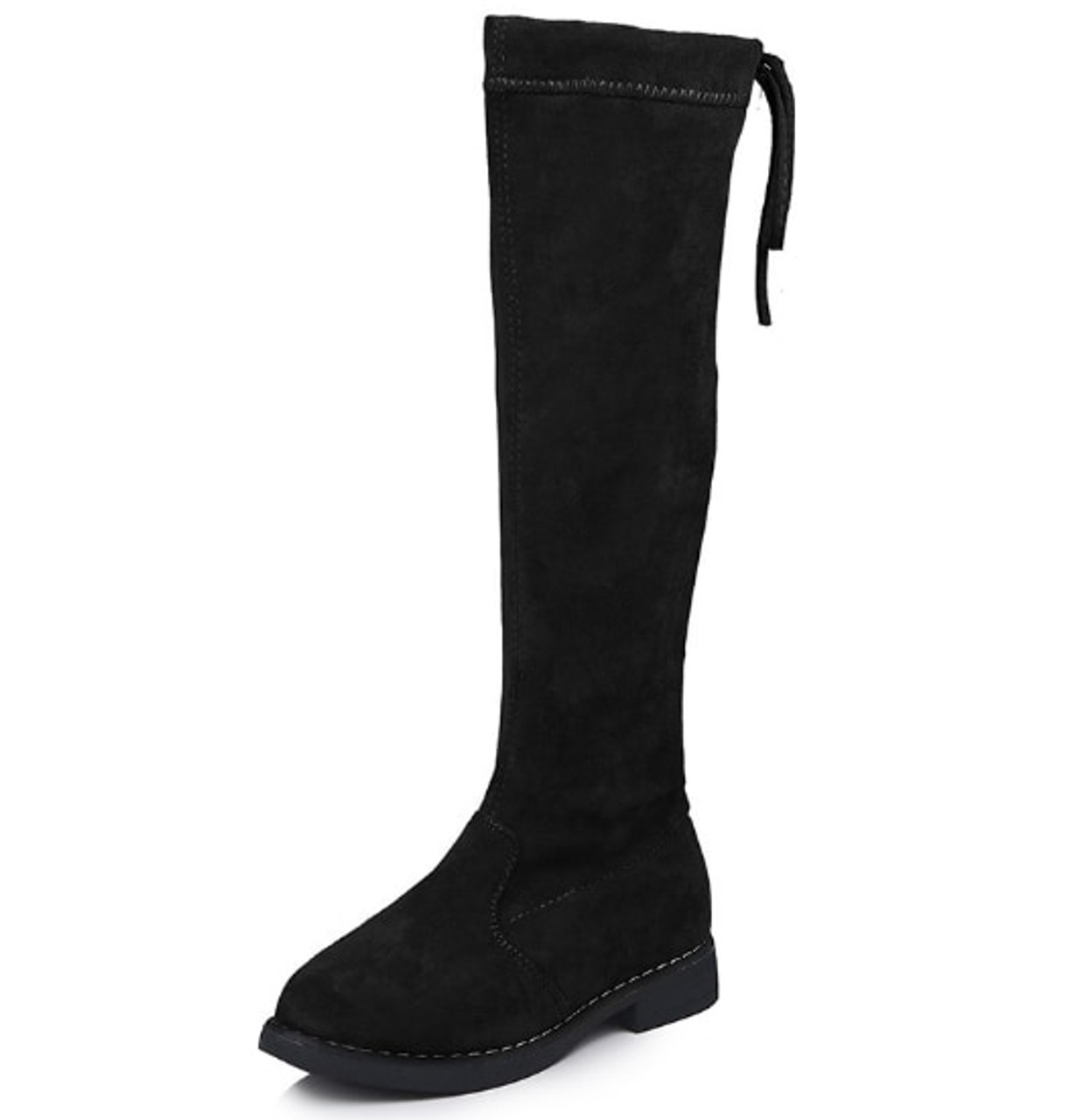 kids high black boots