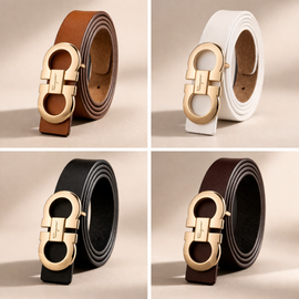 Classic Leather Kids Belt