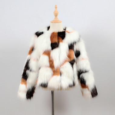 faux fur toddler coat