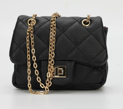 Mini Coco bag for girls – black