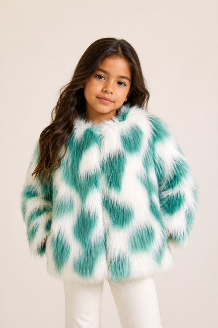 MiLAN Mini Faux Fur Jacket coolkidsbklyn