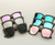 multicolor studded square sunglasses for girls by Cool Kids Bklyn oversized kids fashion shades