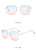 square gradient kids sunglasse