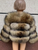 Kids raccoon fur coat in natural brown tones, soft and warm winter jacket by Cool Kids Bklyn