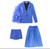 coolkidsbklyn girls 3 piece blazer set skirt shorts blue fashion outfit
