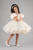 ivory cream sequin couture dress for toddler and teen girls with puff sleeves and layered skirt