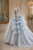 Luxury girls couture dress with crystal embellishments and dramatic tulle detailing by Cool Kids Bklyn Atelier