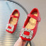 LEYLA Rhinestone Flat Shoes (Toddlers & Girls)