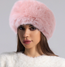 SARAHI Luxurious and fashionable FUR HEADBAND PINK