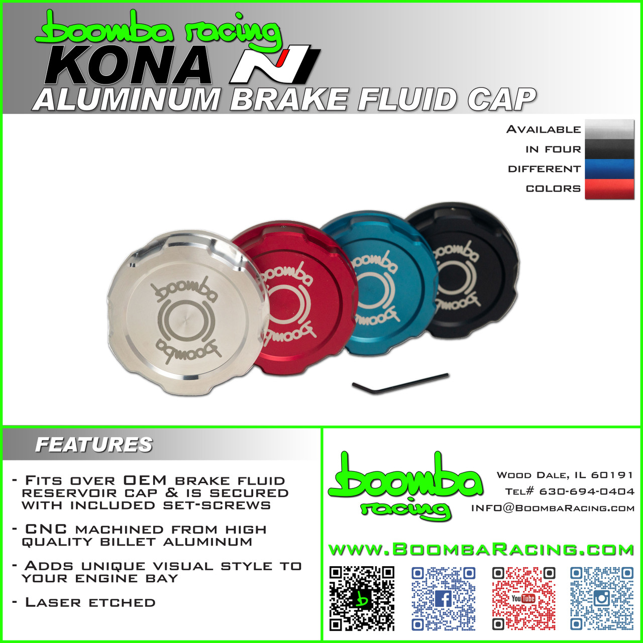 KONA N BRAKE RES CAP