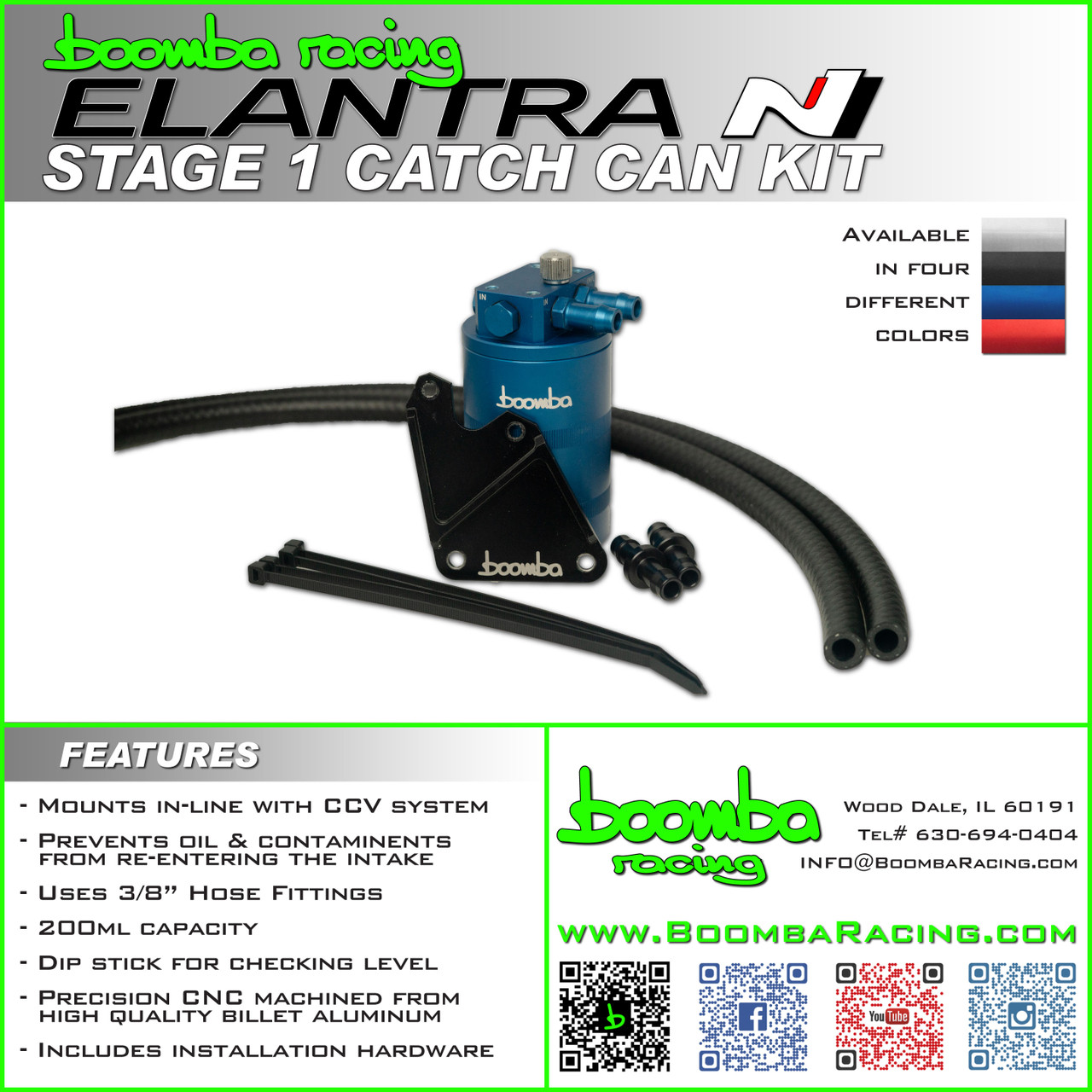 ELANTRA N STAGE 1 CATCH CAN KIT