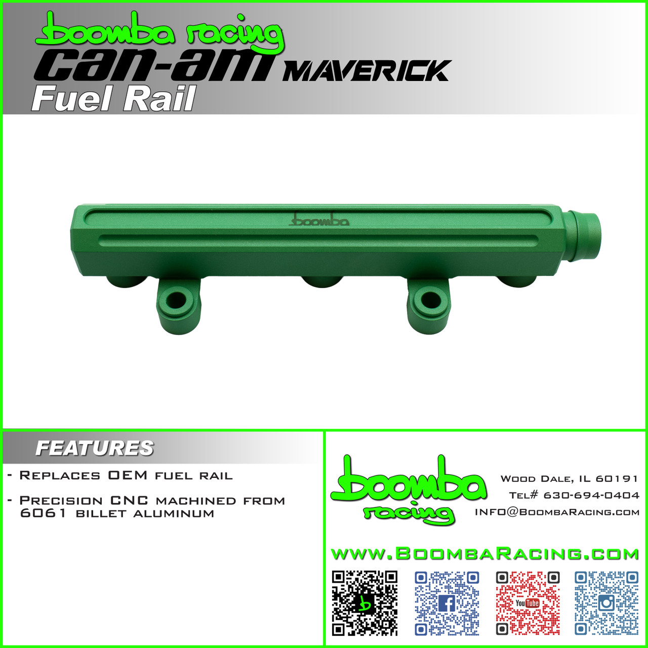 Can-Am Maverick Fuel Rail