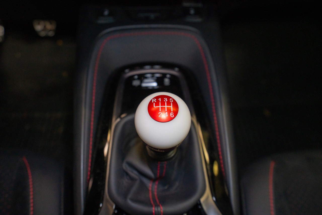 GR Corolla 220G Weighted Shift Knob White