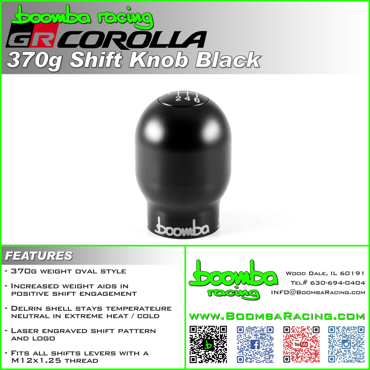 GRCorolla_ShiftKnob_Black_370G