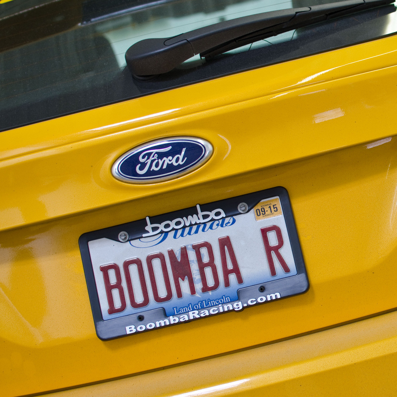 Boomba Racing License Plate Frame (x2)