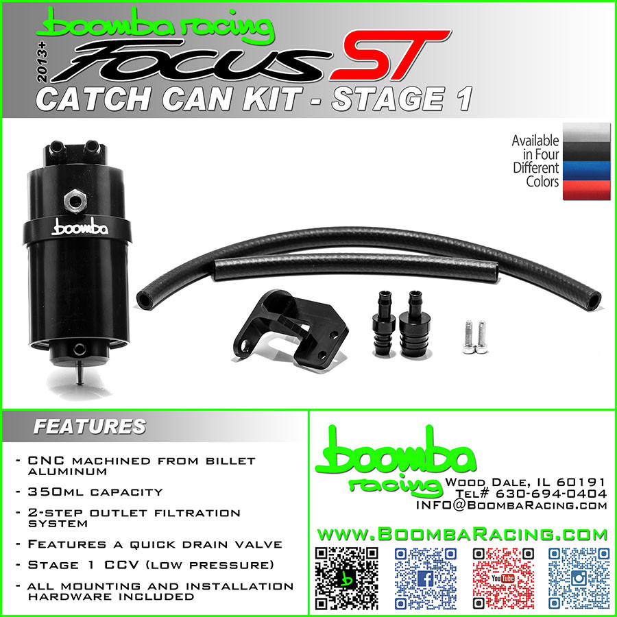 FOCUS ST CATCH CAN STAGE 1 - Boomba Racing, Inc.