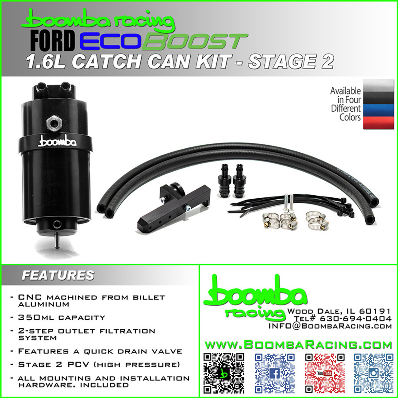 FORD 1.6L EB STAGE 2 CATCH CAN 