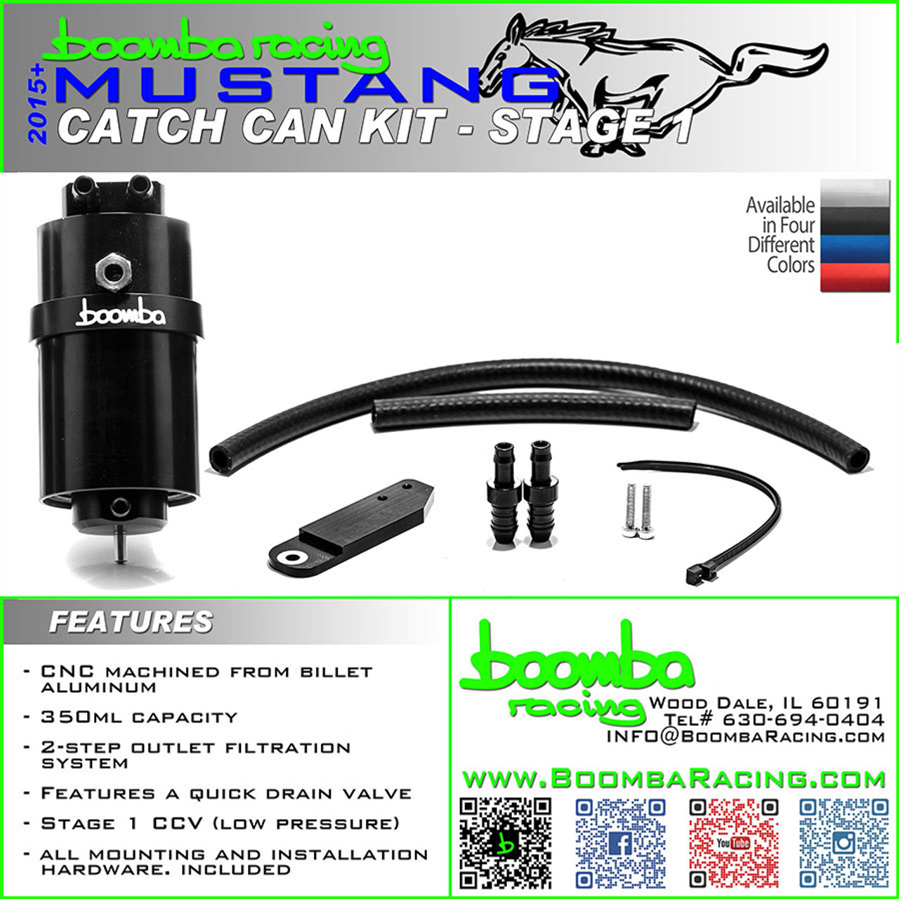 MUSTANG ECOBOOST CATCH CAN STAGE 1