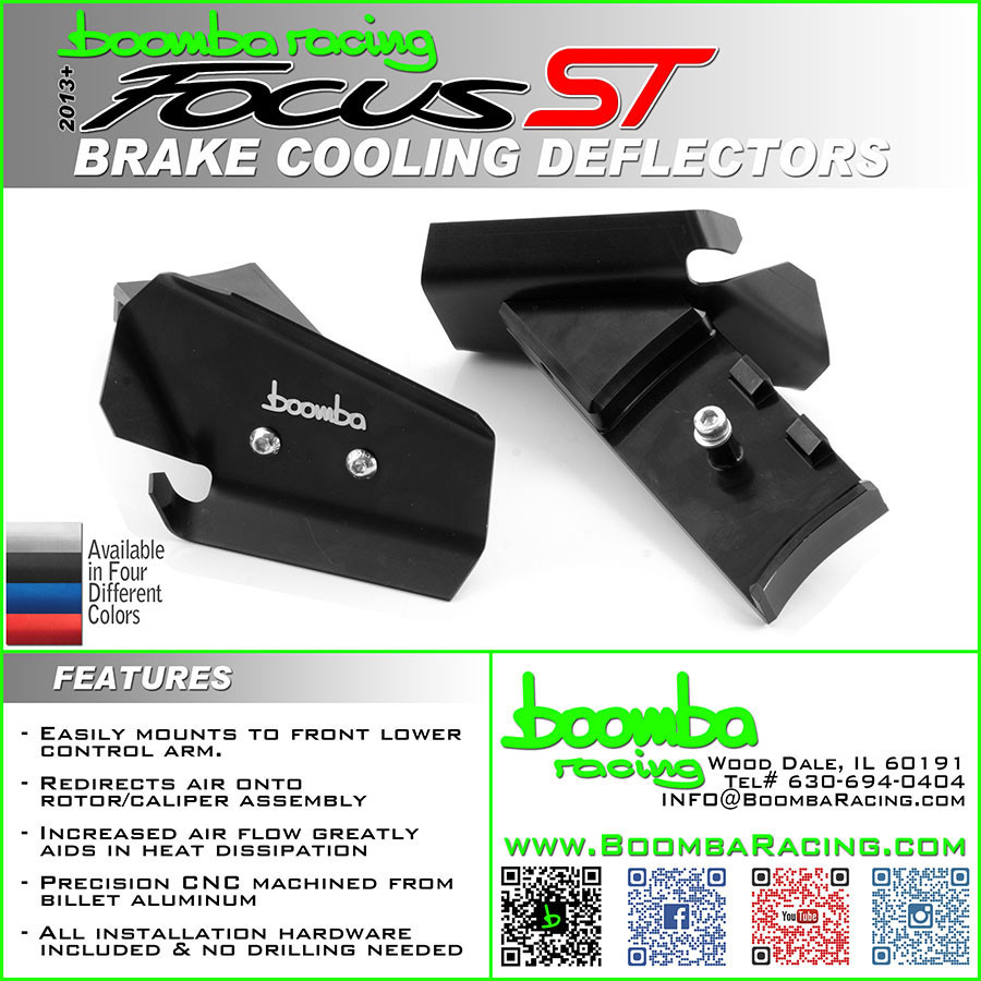 OEM NEW 20132017 Ford Focus ST Front Brake Cooling Deflector Kit