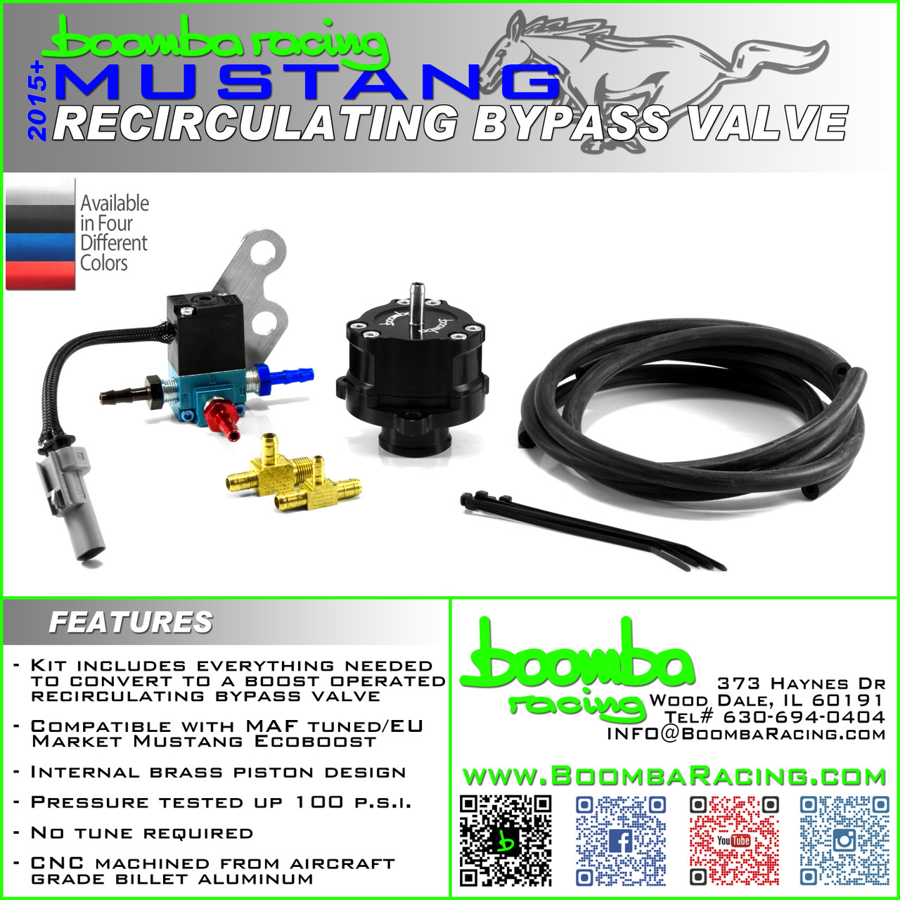 MUSTANG ADJUSTABLE BOOST OPERATED BOV