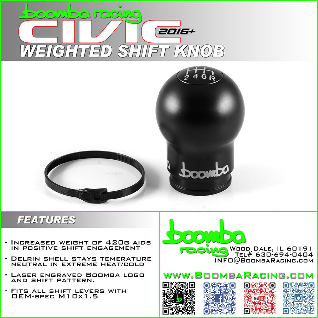 CIVIC X 420G SHIFT KNOB