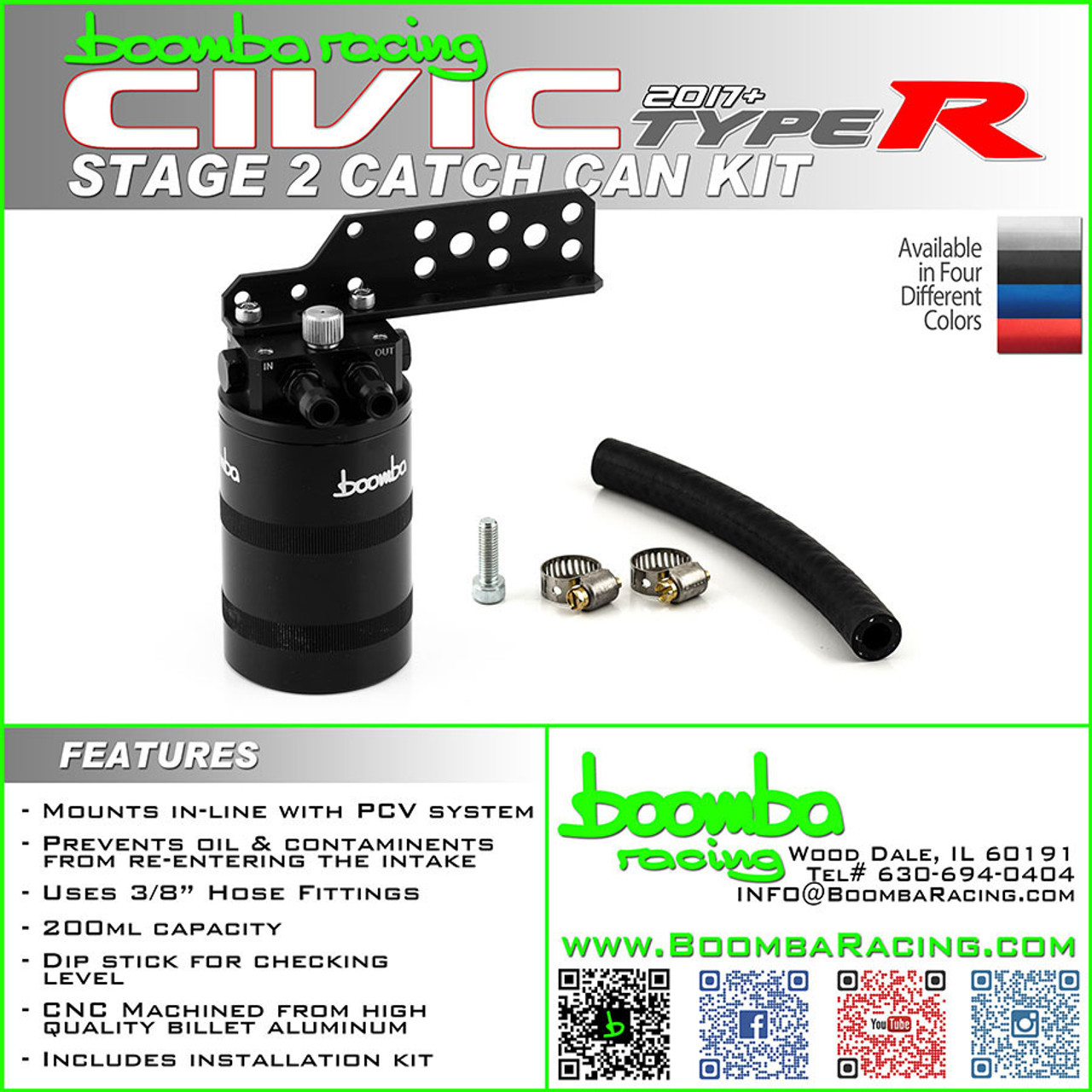 TYPE R STAGE 2 CATCH CAN KIT