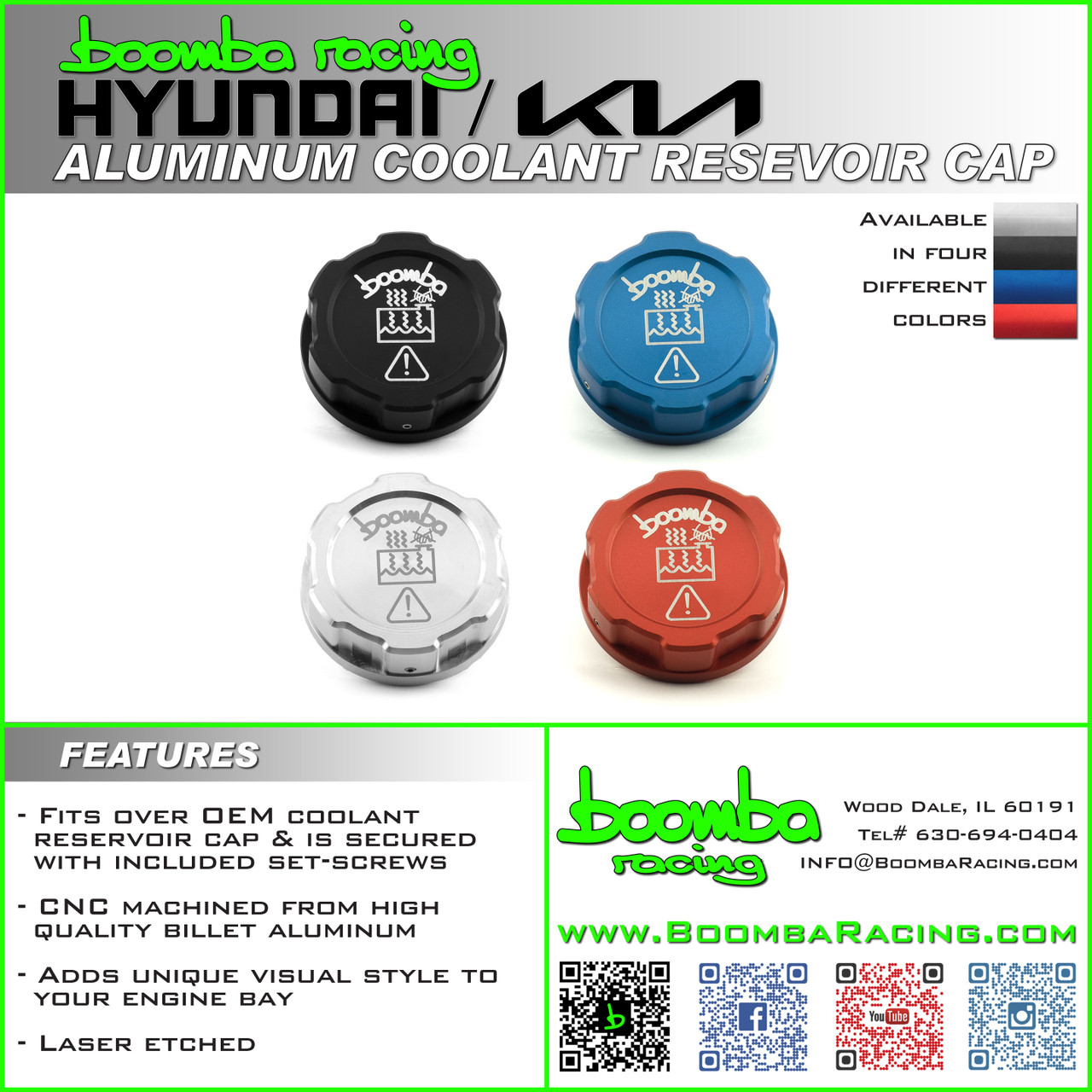 HYUNDAI/KIA COOLANT RES CAP