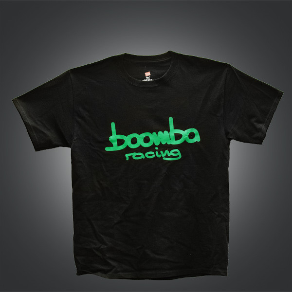 Boomba Racing T-shirt Green Logo