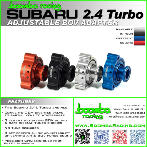 Blow Off Valves & BOV Adapters - SUBARU BLOW OFF VALVES & BOV
