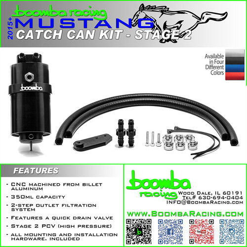 FORD 2.0L EB STAGE 2 CATCH CAN - Boomba Racing, Inc.