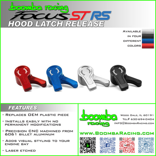 FOCUS ST/RS HOOD LATCH RELEASE