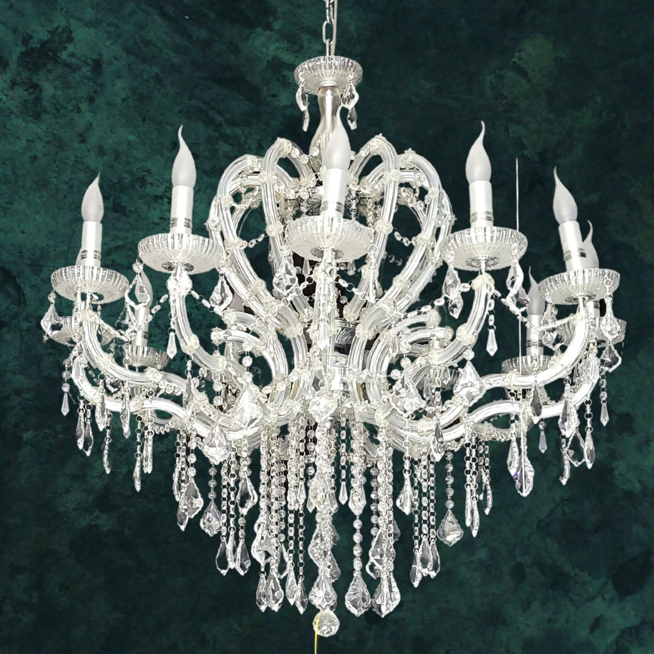 crystal chandelier no lights