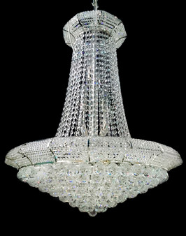 JD83095D-20 Light Crystal Silver Chandelier 