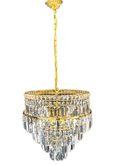 SP-2021/4L  Gold Metal Crystal Chandelier Lighting