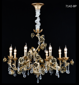 Ceramic Flower Style Chandelier Light - CHA01247