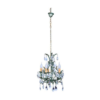 Al Masah Crystal Green Ambra Chandelier - CHA00171