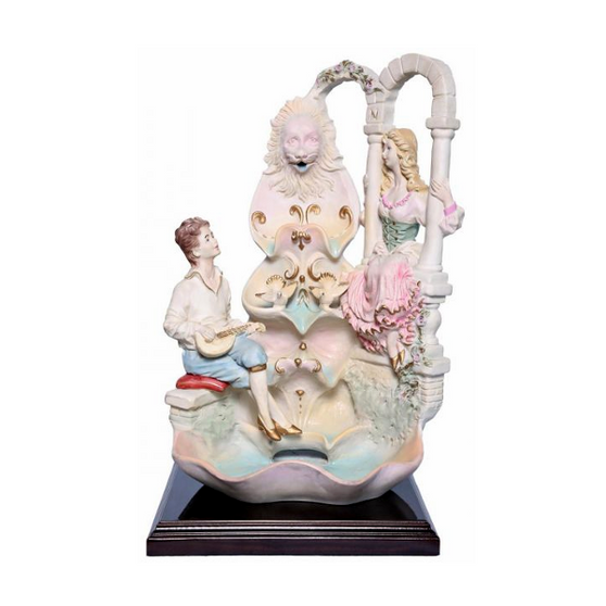 Al Masah Crystal Ceramic Multi Color Serenading Venice Lover - OTH00046