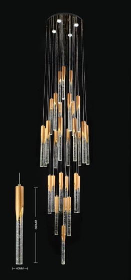 Modern Glass Chandelier Light - CHA01265