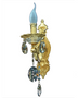 Al Masah Crystal Wall Light - WAL00489