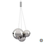 Iron & Smoky Glass Pendant Light - PEN00356 to PEN00357