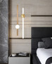 Brass color & Glass Pendant Light - PEN00362