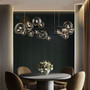 Black Clear Glass Pendant Light - PEN00377