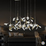 Ceramic Flower Style Chandelier Light - CHA01238