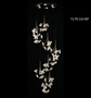 Ceramic Flower Style Chandelier Light - CHA01240